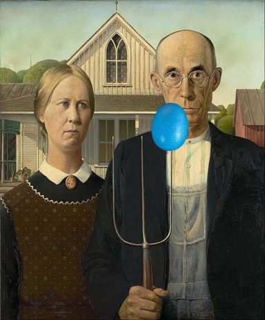 American gothic, american art, vollegg